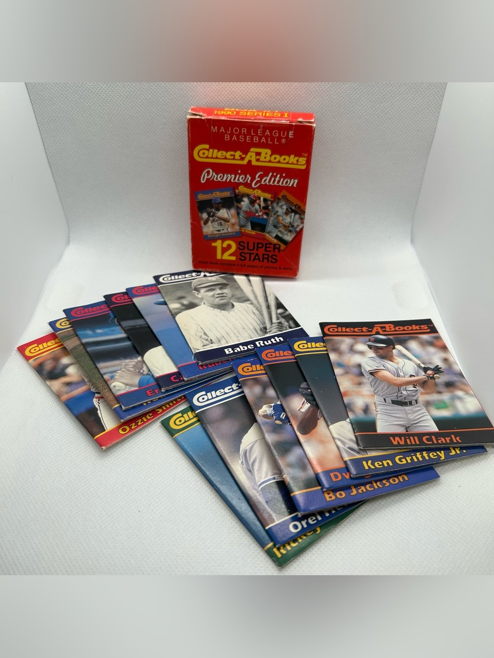 1990 Collect a Book Box #1 - 12 Super Stars - Complete In Box - Premier Edition
